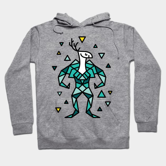 Deer Warrior Hoodie by LAckas